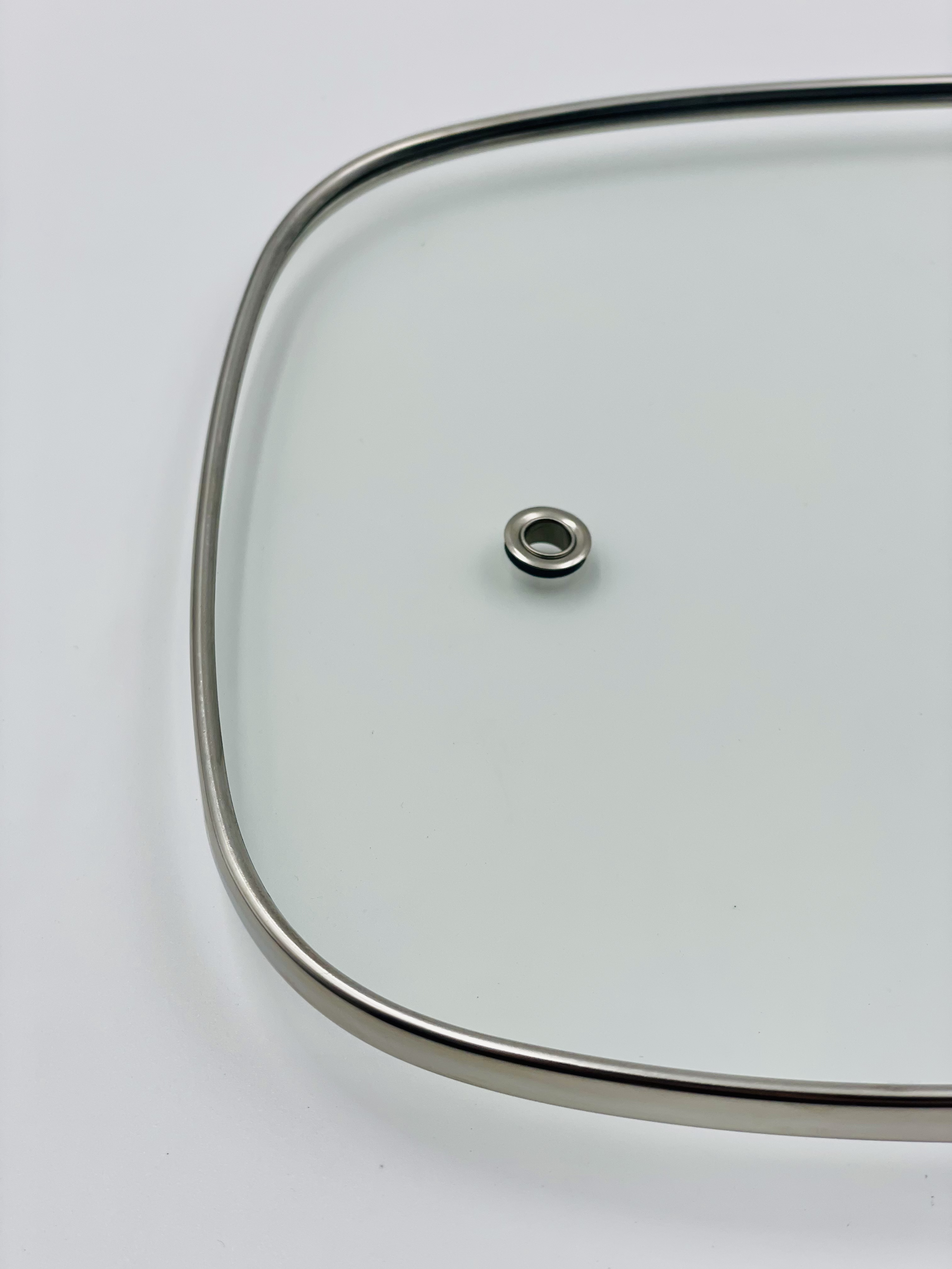 rectangular tempered glass lid 